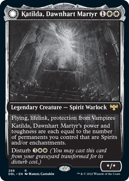 Katilda, Dawnhart Martyr // Katilda's Rising Dawn [Innistrad: Double Feature] Magic: The Gathering