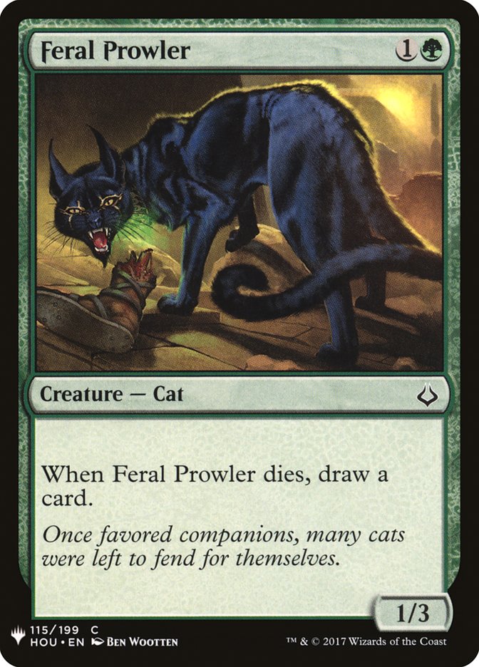 Feral Prowler [Mystery Booster] Magic: The Gathering