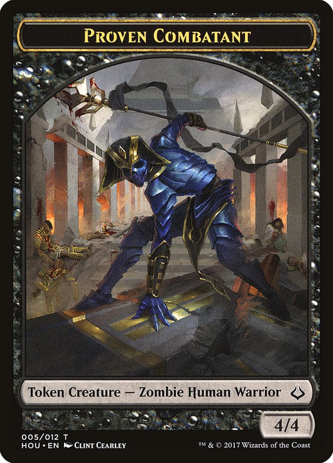 Proven Combatant Token [Hour of Devastation Tokens] Magic: The Gathering