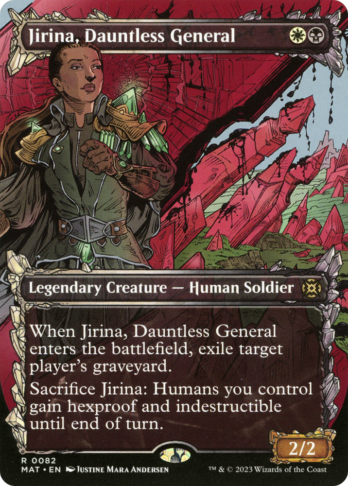 Jirina, Dauntless General (Showcase) [March of the Machine: The Aftermath] Magic: The Gathering