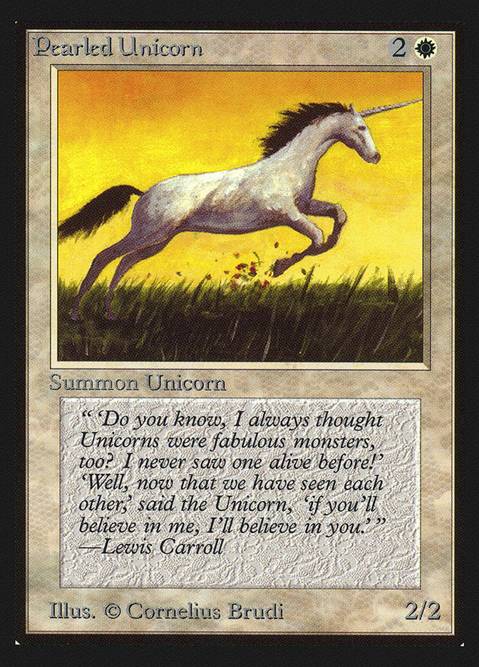 Pearled Unicorn [Collectors' Edition] Magic: The Gathering