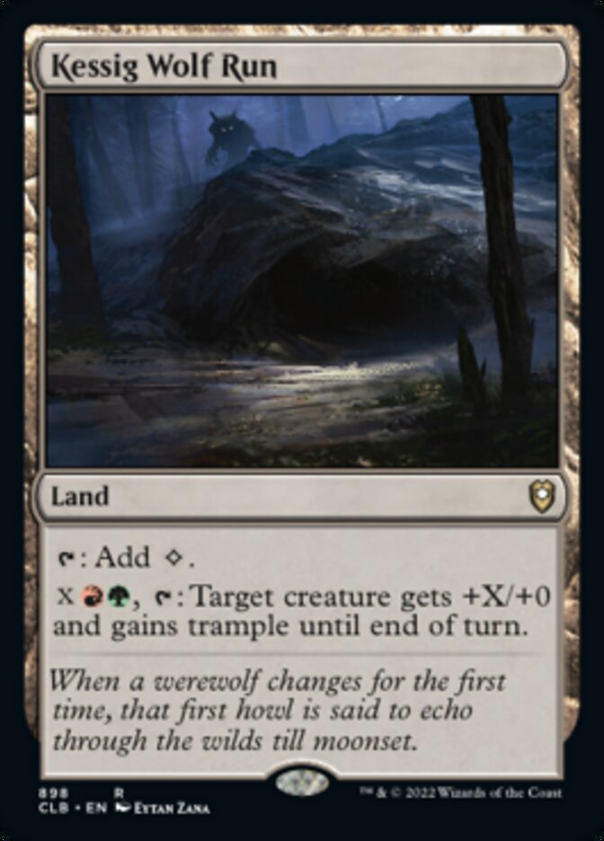 Kessig Wolf Run [Commander Legends: Battle for Baldur's Gate] Magic: The Gathering