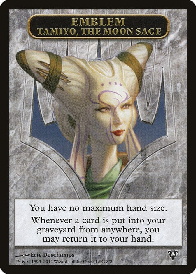 Tamiyo, the Moon Sage Emblem [Avacyn Restored Tokens] Magic: The Gathering