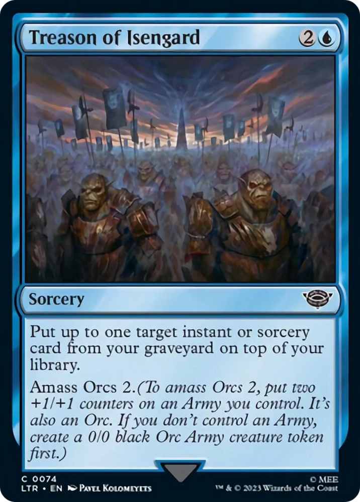 Treason of Isengard [The Lord of the Rings: Tales of Middle-Earth] Magic: The Gathering