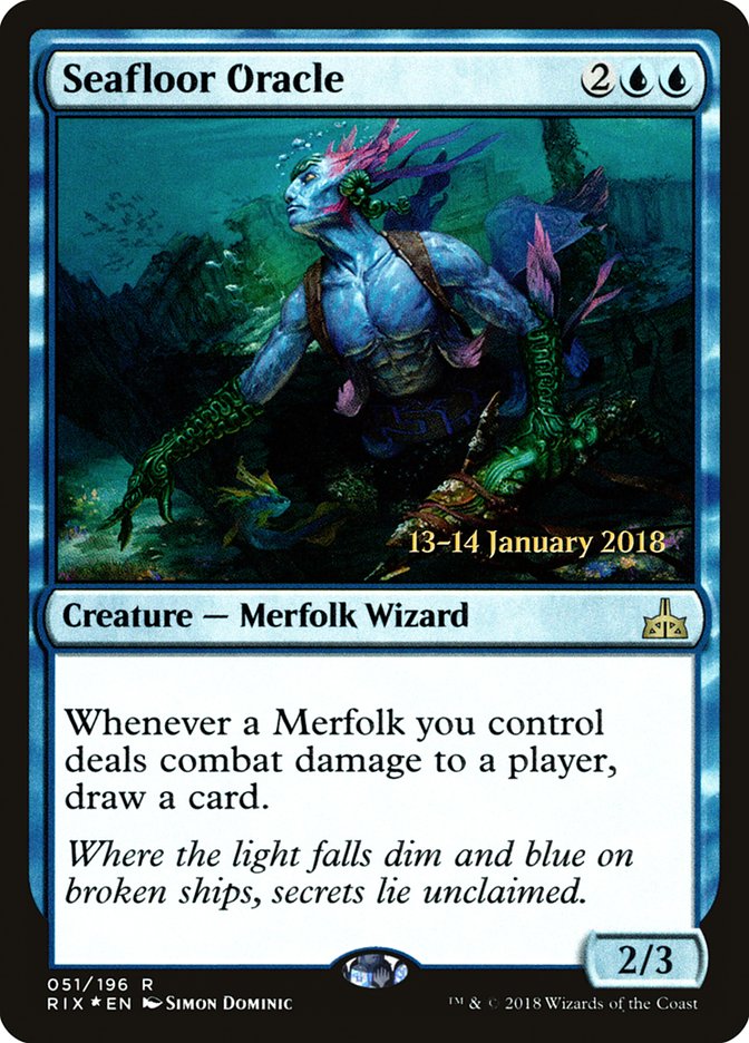 Seafloor Oracle [Rivals of Ixalan Prerelease Promos] Magic: The Gathering