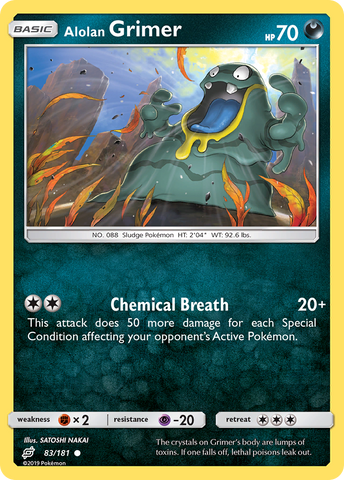 Alolan Grimer (83/181) [Sun & Moon: Team Up] Pokémon
