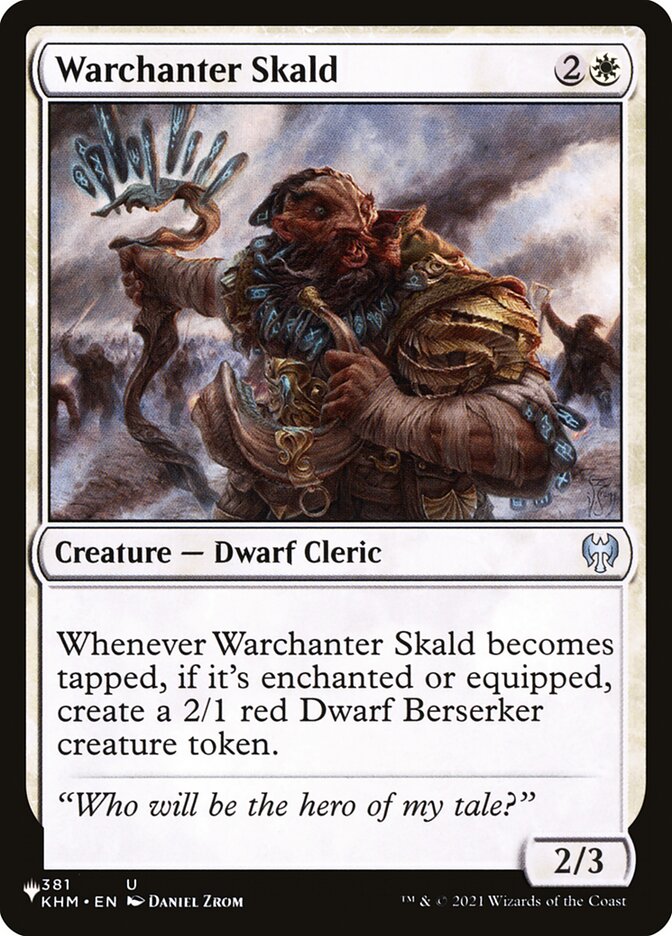 Warchanter Skald [The List] Magic: The Gathering