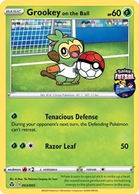 Grookey on the Ball (003/005) [Miscellaneous Cards] Pokémon
