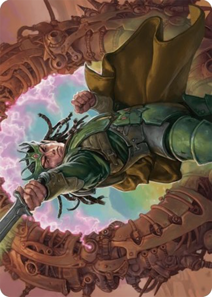 Eladamri, Korvecdal Art Card [Modern Horizons 3 Art Series] Magic: The Gathering