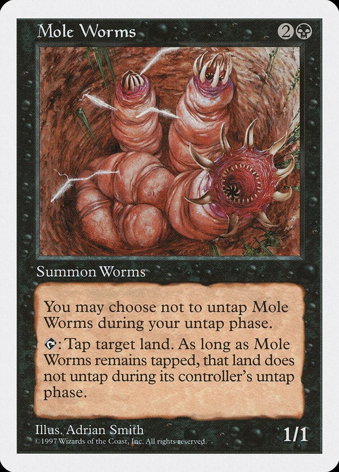 Mole Worms [Fifth Edition] Magic: The Gathering