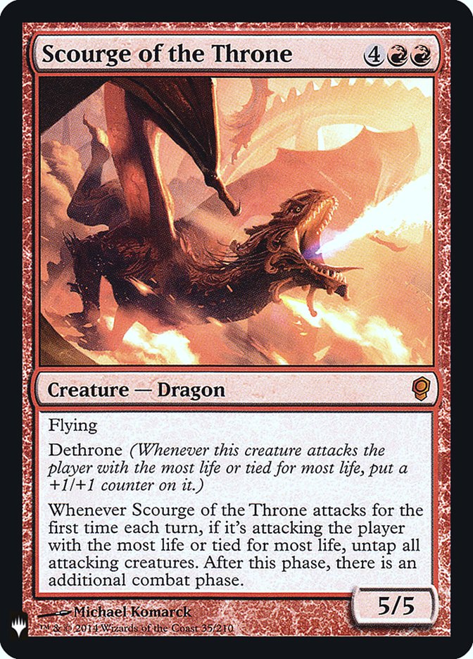 Scourge of the Throne [Mystery Booster] Magic: The Gathering