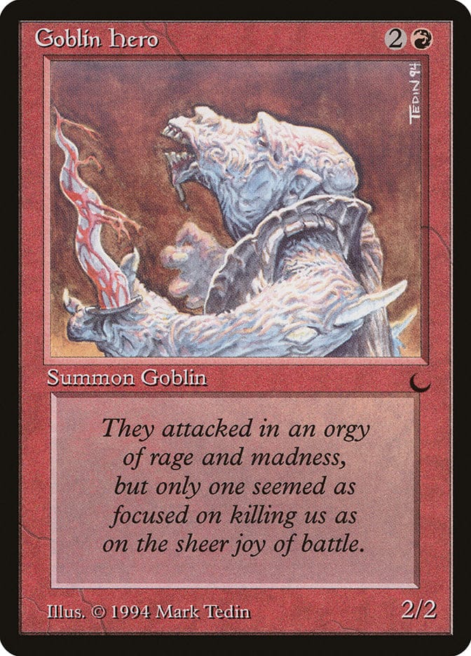Goblin Hero [The Dark] Magic: The Gathering