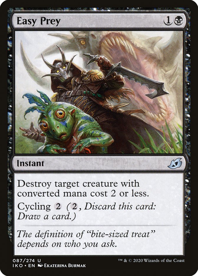 Easy Prey [Ikoria: Lair of Behemoths] Magic: The Gathering