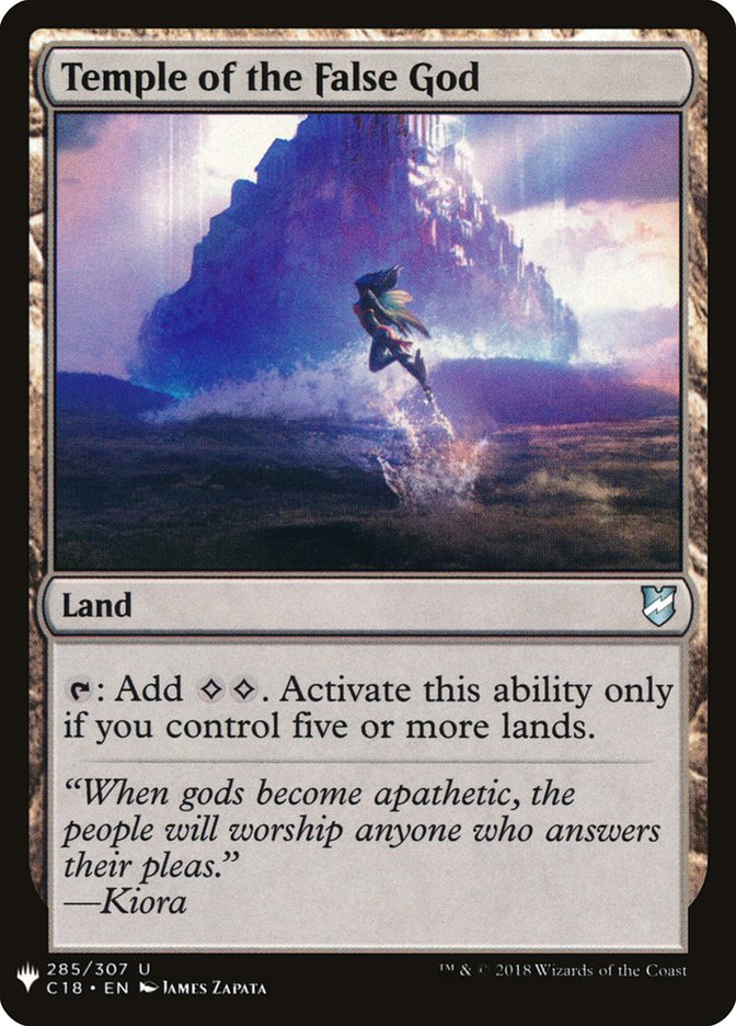 Temple of the False God [Mystery Booster] Magic: The Gathering