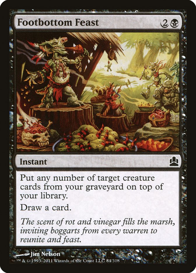 Footbottom Feast [Commander 2011] Magic: The Gathering