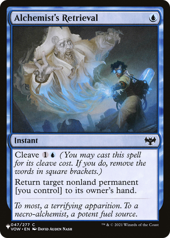 Alchemist's Retrieval [The List] Magic: The Gathering