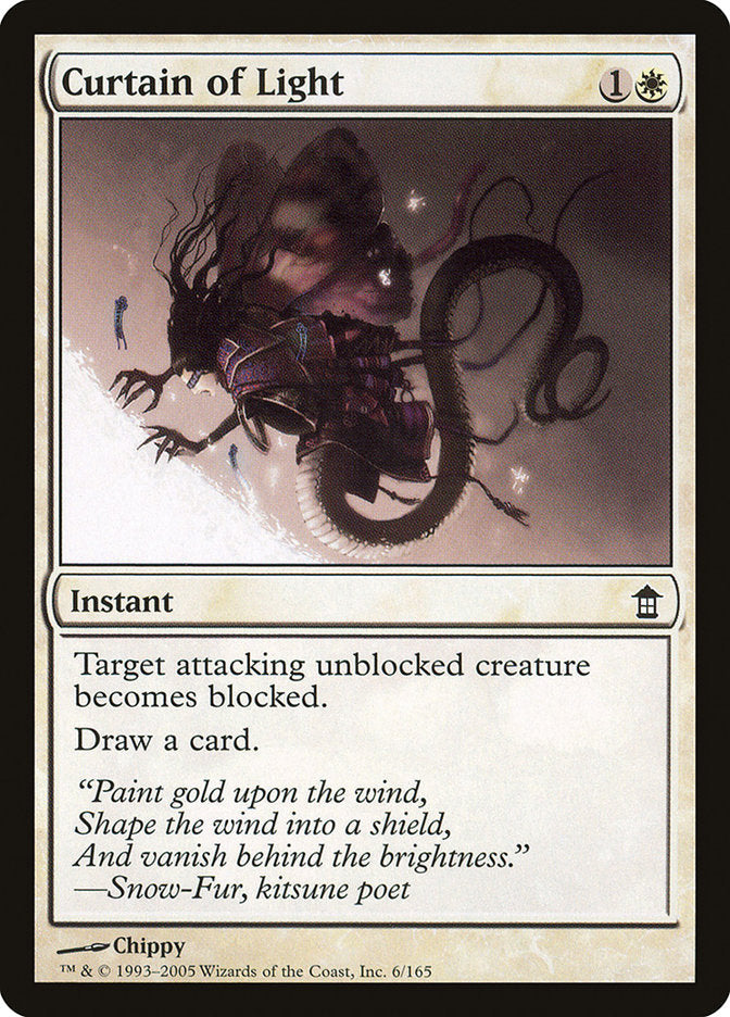 Curtain of Light [Saviors of Kamigawa] Magic: The Gathering