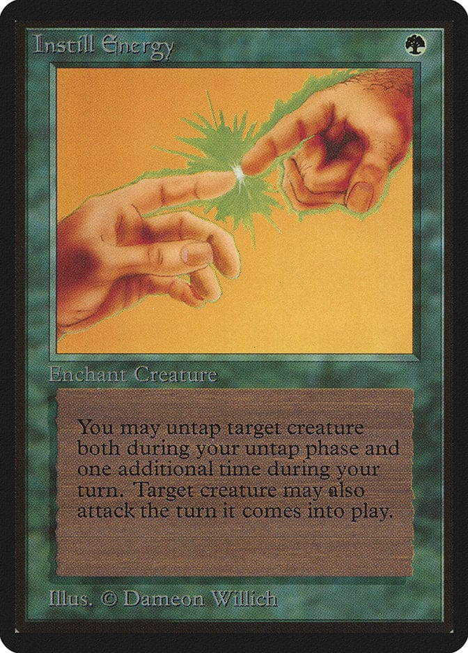 Instill Energy [Beta Edition] Magic: The Gathering