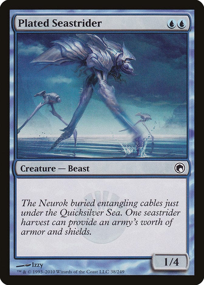 Plated Seastrider [Scars of Mirrodin] Magic: The Gathering