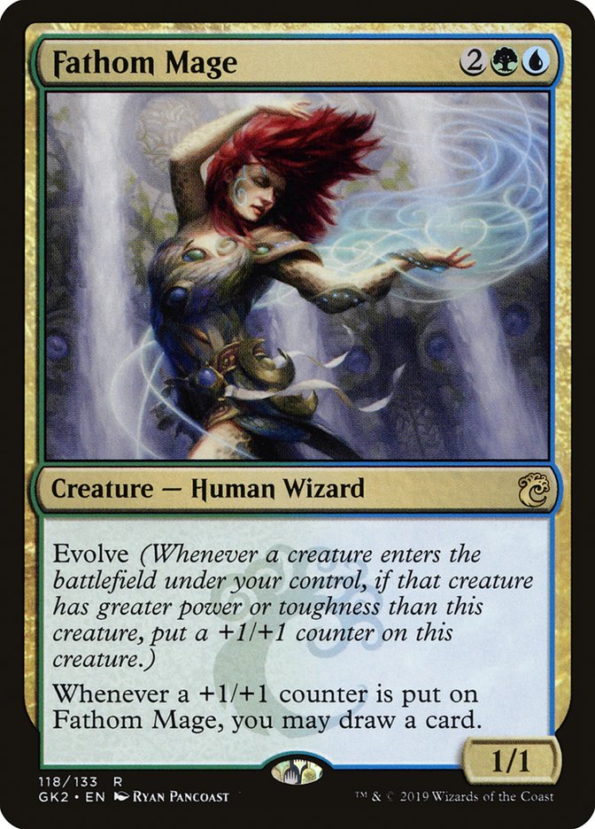 Fathom Mage [Ravnica Allegiance Guild Kit] Magic: The Gathering