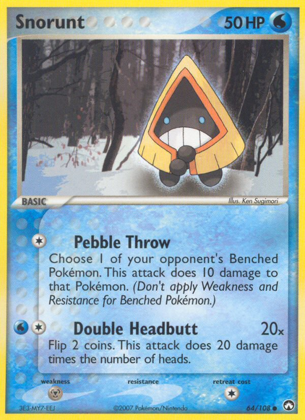 Snorunt (64/108) [EX: Power Keepers] Pokémon