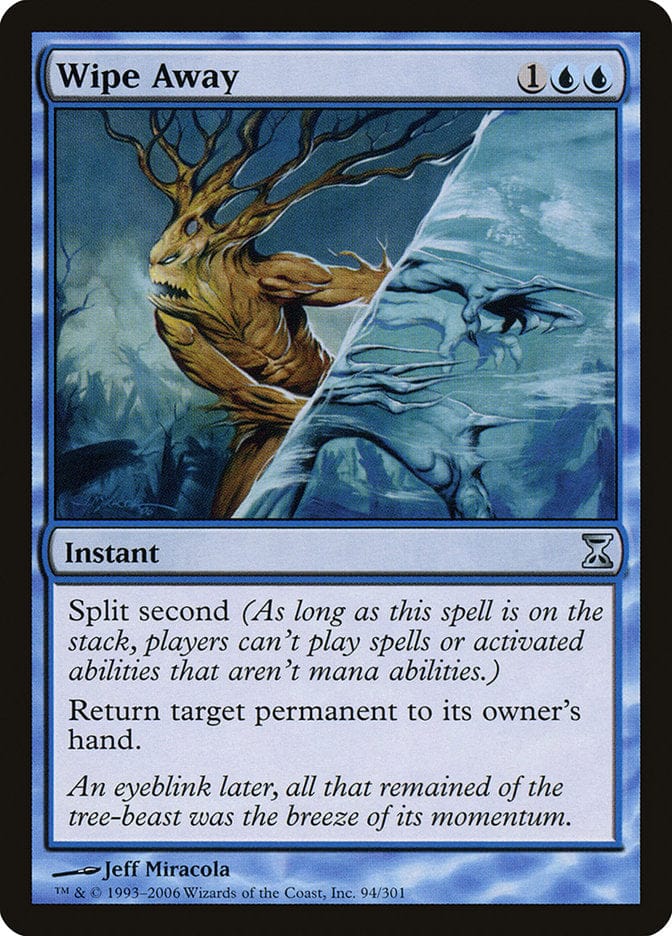 Wipe Away [Time Spiral] Magic: The Gathering