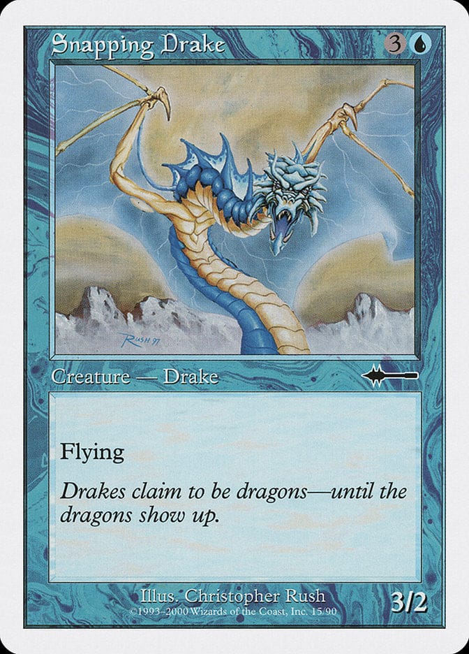 Snapping Drake [Beatdown] Magic: The Gathering
