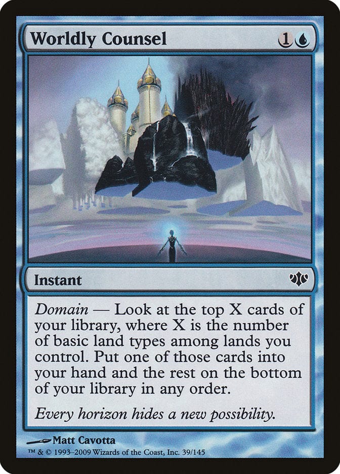 Worldly Counsel [Conflux] Magic: The Gathering