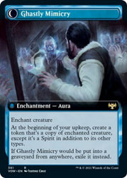 Mirrorhall Mimic // Ghastly Mimicry (Extended Art) [Innistrad: Crimson Vow] Magic: The Gathering