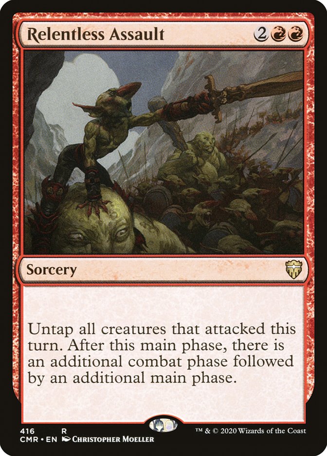 Relentless Assault [Commander Legends] Magic: The Gathering