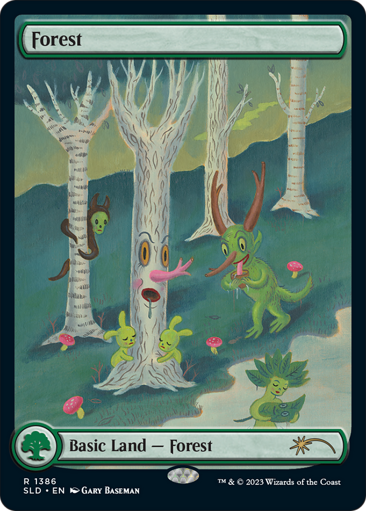 Forest (1386) [Secret Lair Drop Series] Magic: The Gathering