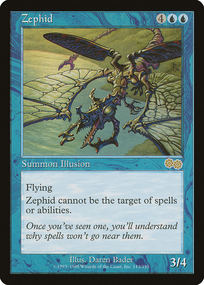 Zephid [Urza's Saga] Magic: The Gathering