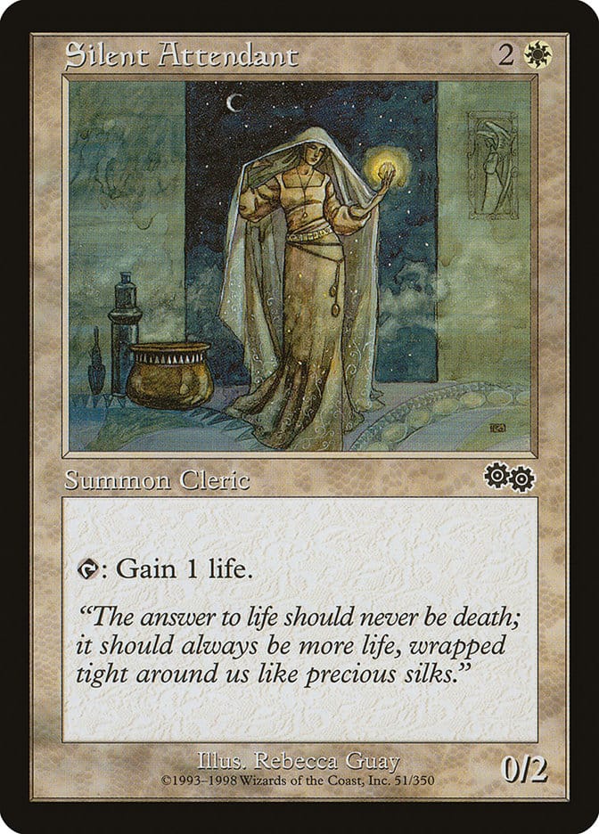 Silent Attendant [Urza's Saga] Magic: The Gathering