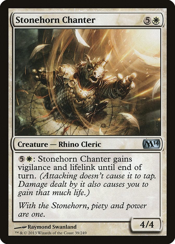 Stonehorn Chanter [Magic 2014] Magic: The Gathering