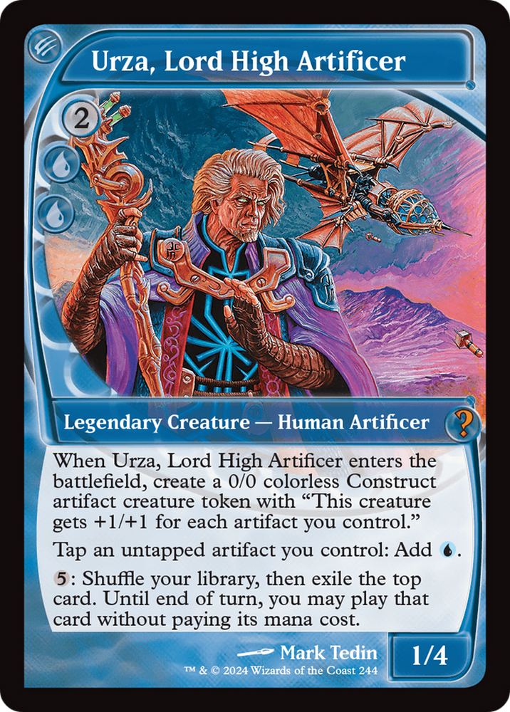 Urza, Lord High Artificer (Future Sight) [Mystery Booster 2] Magic: The Gathering