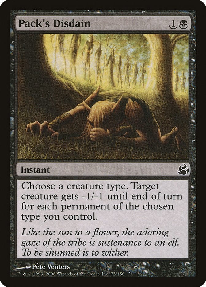 Pack's Disdain [Morningtide] Magic: The Gathering