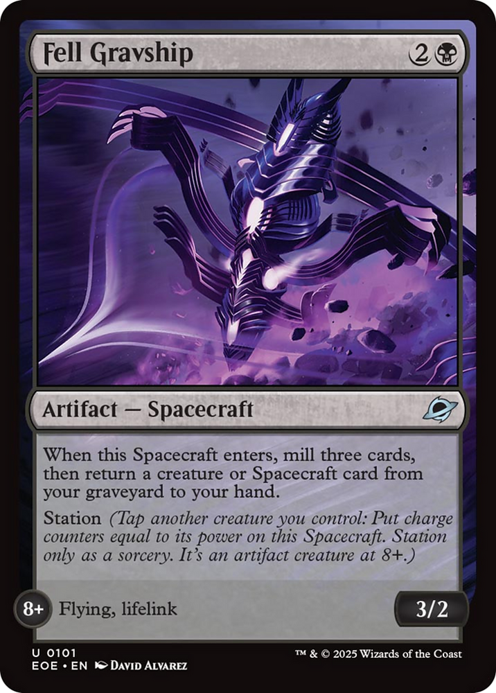 Fell Gravship [Edge of Eternities] Magic: The Gathering