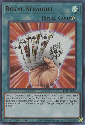 Royal Straight [BLCR-EN002] Ultra Rare - Yugioh Cards For Your TCG Needs!