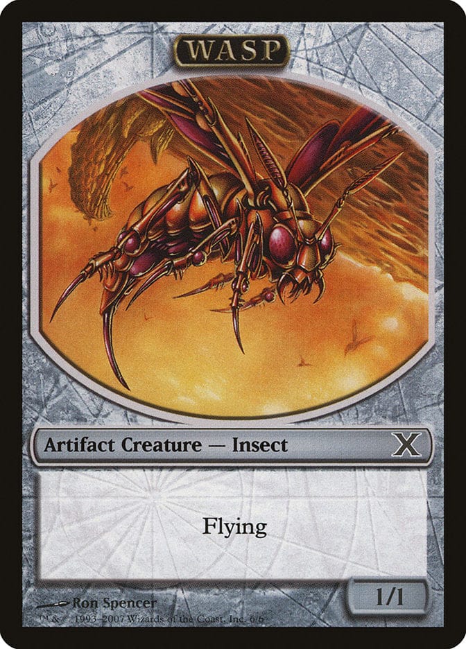 Wasp Token [Tenth Edition Tokens] Magic: The Gathering