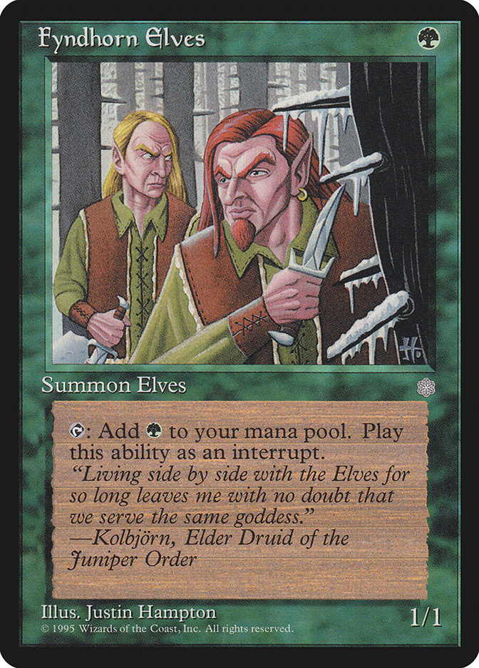 Fyndhorn Elves [Ice Age] Magic: The Gathering