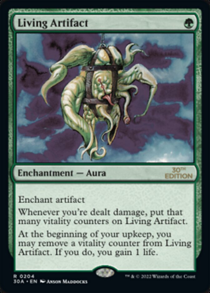 Living Artifact [30th Anniversary Edition] Magic: The Gathering