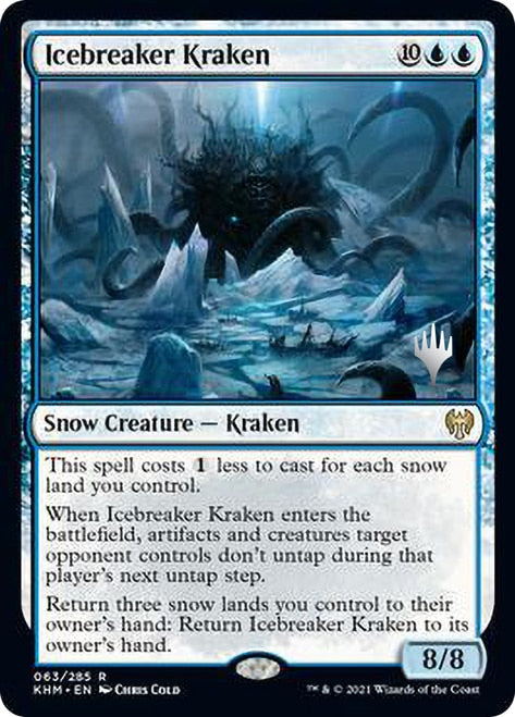 Icebreaker Kraken (Promo Pack) [Kaldheim Promos] Magic: The Gathering