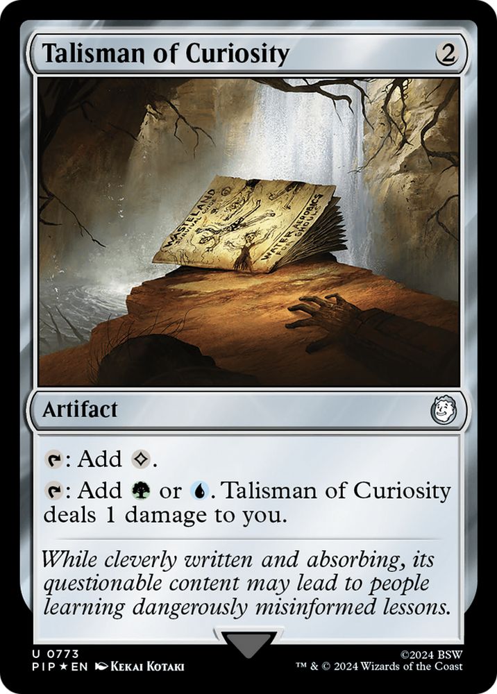 Talisman of Curiosity (Surge Foil) [Fallout] Magic: The Gathering