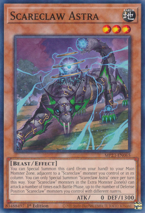 Scareclaw Astra [MP23-EN065] Common - Yugioh Cards For Your TCG Needs!