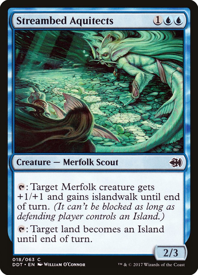 Streambed Aquitects [Duel Decks: Merfolk vs. Goblins] Magic: The Gathering