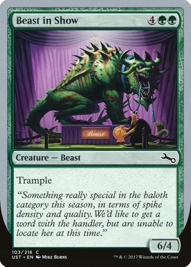 Beast in Show ("Something really special...") [Unstable] Magic: The Gathering