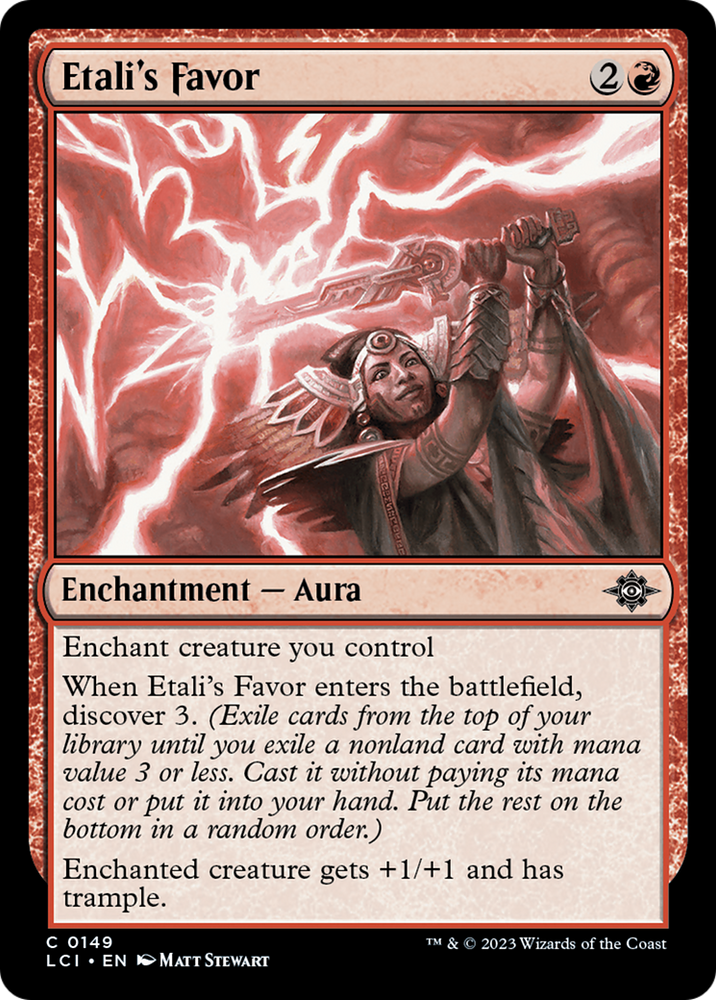 Etali's Favor [The Lost Caverns of Ixalan] Magic: The Gathering