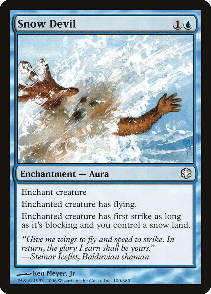 Snow Devil [Coldsnap Theme Decks] Magic: The Gathering
