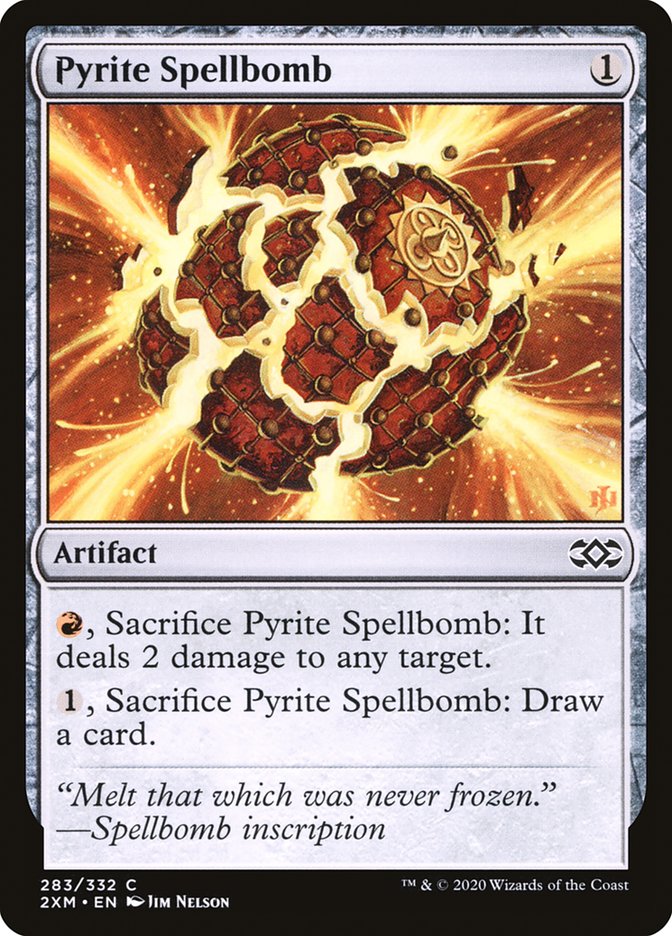 Pyrite Spellbomb [Double Masters] Magic: The Gathering
