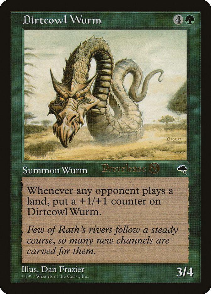 Dirtcowl Wurm [Tempest Promos] Magic: The Gathering